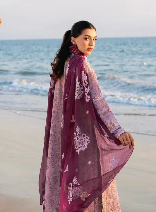 Pakistani Floral Kurta Pajama Set for Women